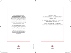 Convention on Prohibitions or Restrictions on the Use of