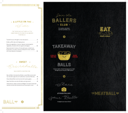 TAKEAWAY Balls - The Meatball Bar