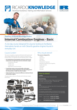 Internal Combustion Engines - Basic
