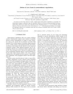 Motion of wave fronts in semiconductor superlattices