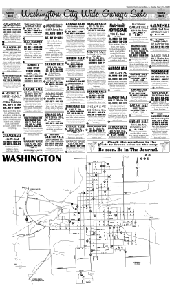 garage sale - The Washington Evening Journal
