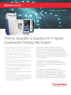 Q Exactive HF Orbitrap LC-MS/MS System