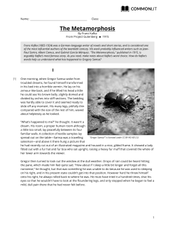 The Metamorphosis