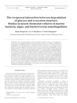 The reciprocal interaction between degradation of glucose and