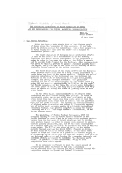 THE HISTORICAL BACKGROUND TO MAIZE MARKETING IN