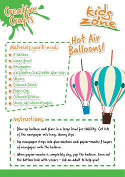 Kidszone Hot Air Balloons