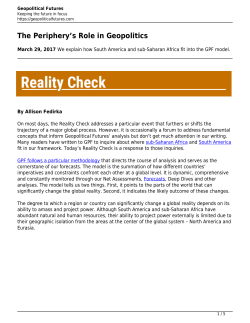 Save to PDF - Geopolitical Futures