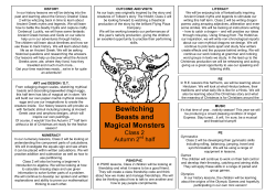 Bewitching Beasts and Magical Monsters