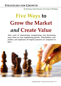 strategies for growth