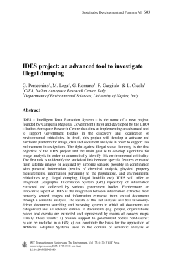 IDES project: an advanced tool to investigate illegal