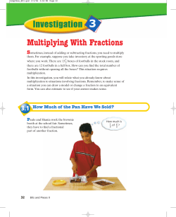 Multiplying With Fractions