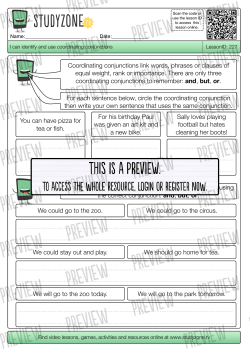 Activity worksheet - Preview