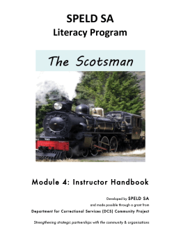 Module 4 Instructor - Speld-sa