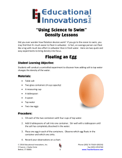 Density Lesson - Educational Innovations Blog