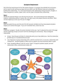 Sociogram Requirement