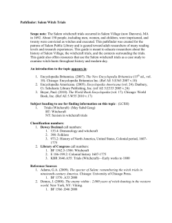 Pathfinder: Salem Witch Trials