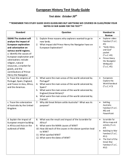 2015 StudyGuideEuroHstTest