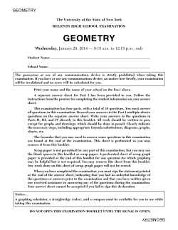 geometry - Regents