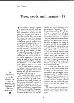 Trees, woods and literature - 18 E