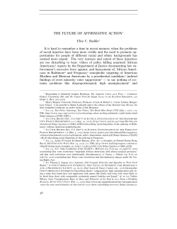 the future of affirmative action