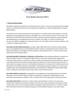 Rust Bullet General FAQ`s