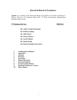 Electrical Board of Examiners