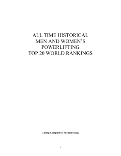 All Time Historical Greatest Male Deadlifters By