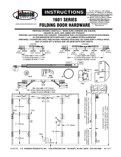 1601 SERIES FOLDING DOOR\IN1601FD-----1601FD