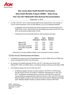 SHBP - State of New Jersey