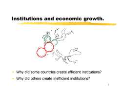 Comparative Economic Growth