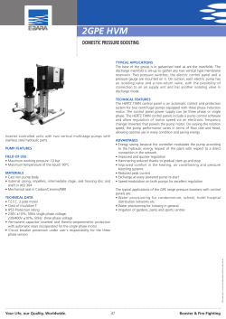 2GPE HVM - EBARA Pumps Europe SpA
