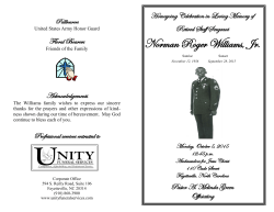 Norman Roger Williams, Jr.