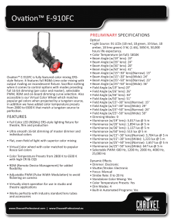 Ovation&trade; E-910FC - CHAUVET Professional