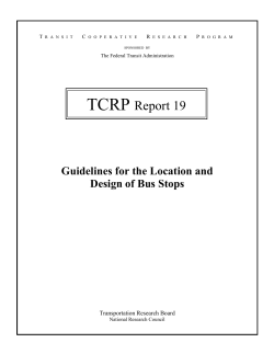TCRP Report 19 - National Association of City Transportation Officials
