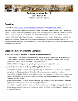 Andrew Jackson, Part 2