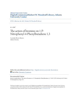 The action of bromine on 1-P- Nitrophenyl-4