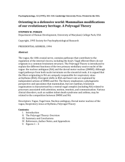 Orienting in a defensive world: Mammalian modifications of our
