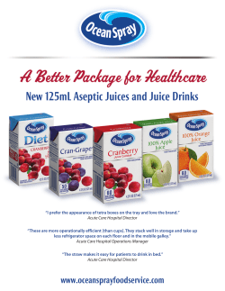 New 125mL Aseptic Juices and Juice Drinks