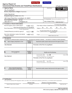 Form 802 - Port of Long Beach