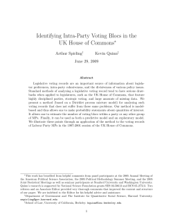 Identifying Intra-Party Voting Blocs in the UK House of