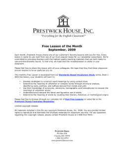 Free Lesson: Weekly Vocabulary Worksheets