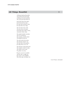All Things Beautiful 1