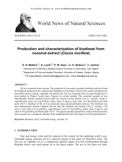 wnofns 9 (2017) - World News of Natural Sciences