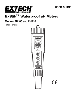 ExStik Waterproof pH Meters