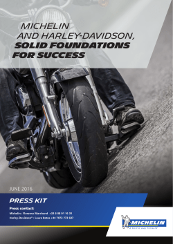 Michelin and Harley-Davidson, Solid foundations