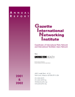 Gazette International Networking Institute - Post