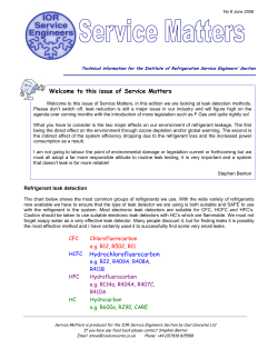 this issue of Service Matters