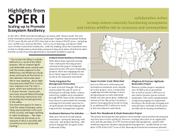 SPER I - Conservation Gateway