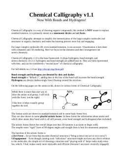 Chemical Calligraphy v1.1