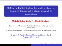 EPSfun: a Matlab toolbox for implementing the simplified topological